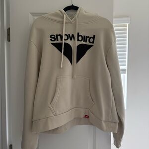 Snow Bird Cream Hoodie
